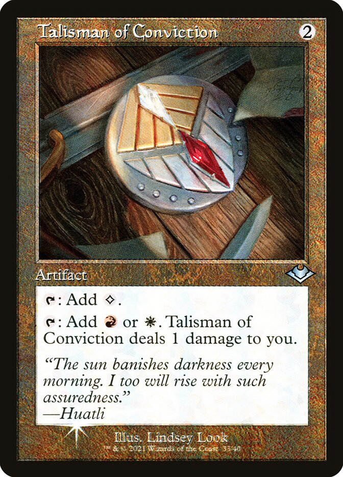 Talisman of Conviction card front