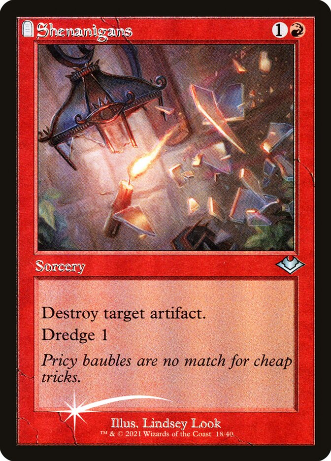 Shenanigans card front