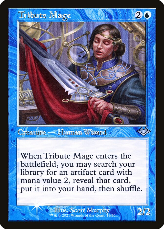 Tribute Mage card front