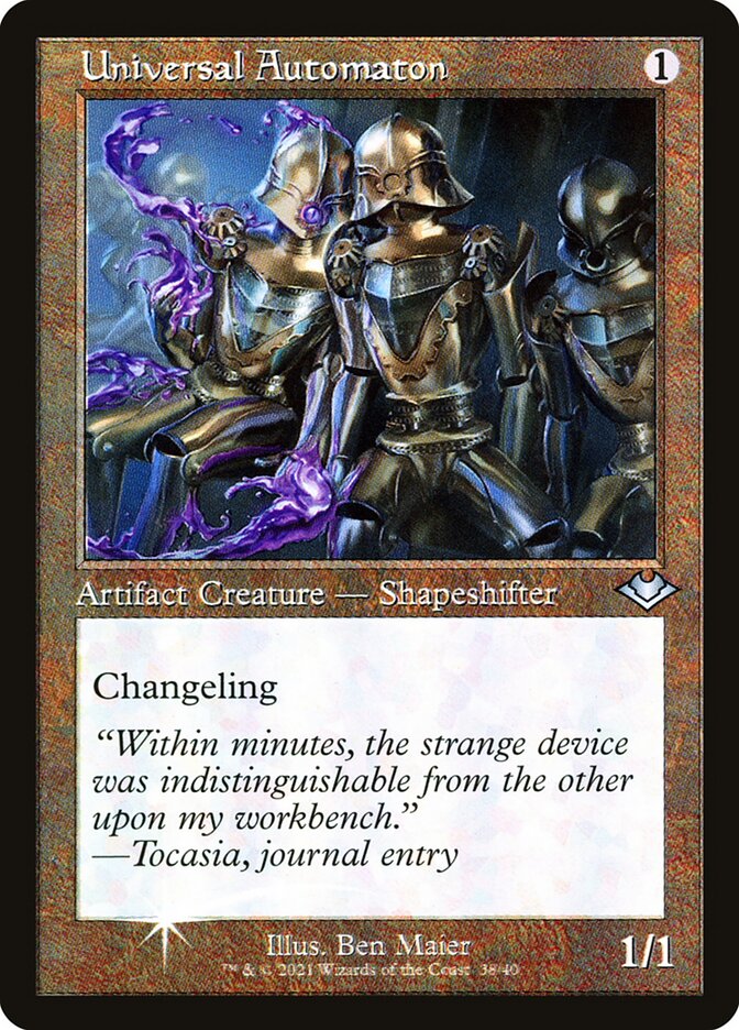Universal Automaton card front