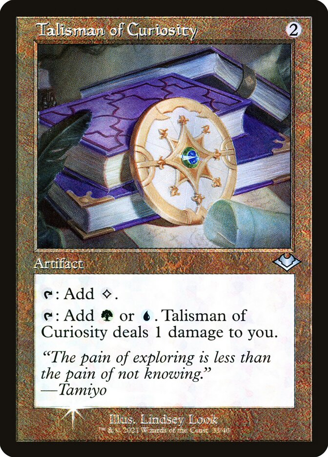Talisman of Curiosity card front
