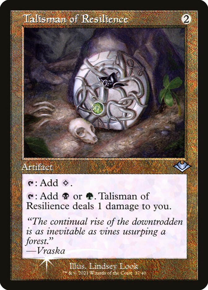 Talisman of Resilience card front