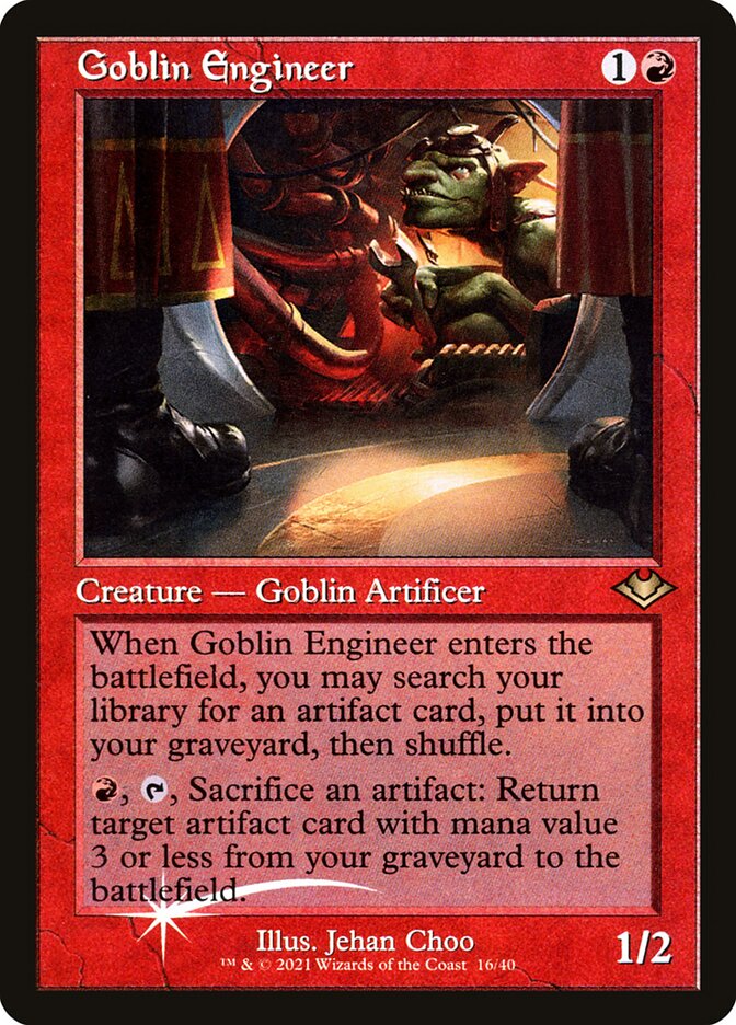Goblin Engineer card front