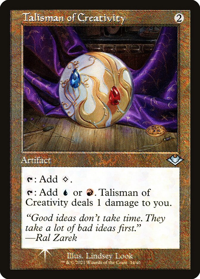 Talisman of Creativity card front