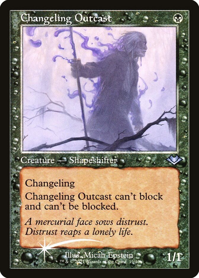 Changeling Outcast card front
