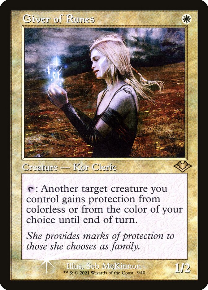 Giver of Runes card front