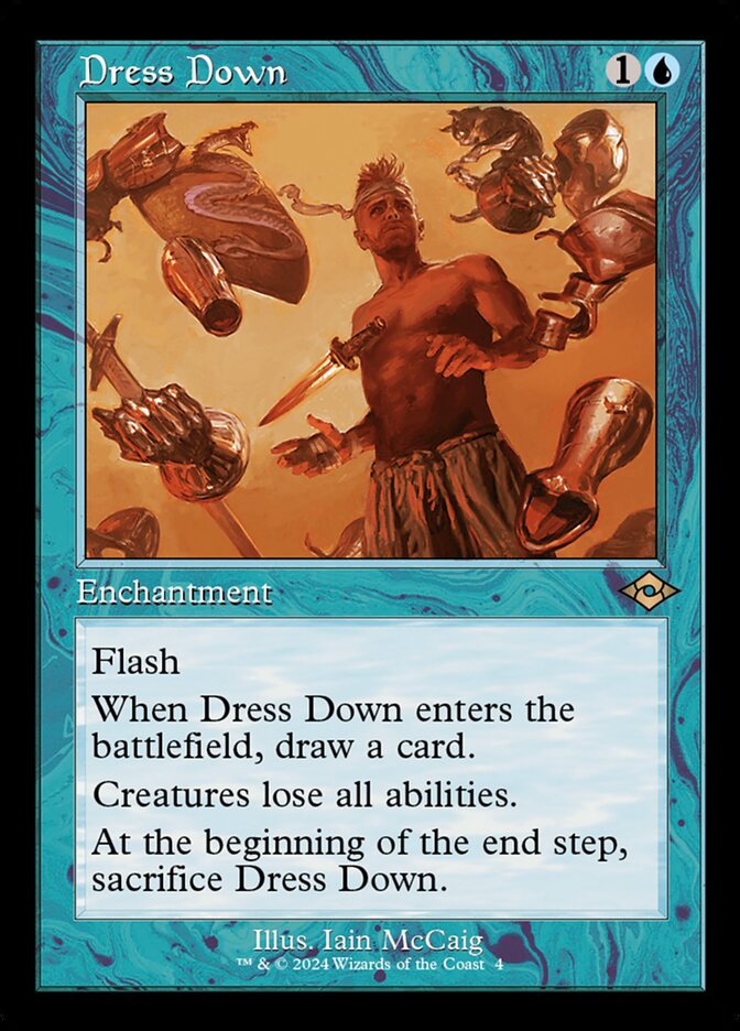 Dress Down card front