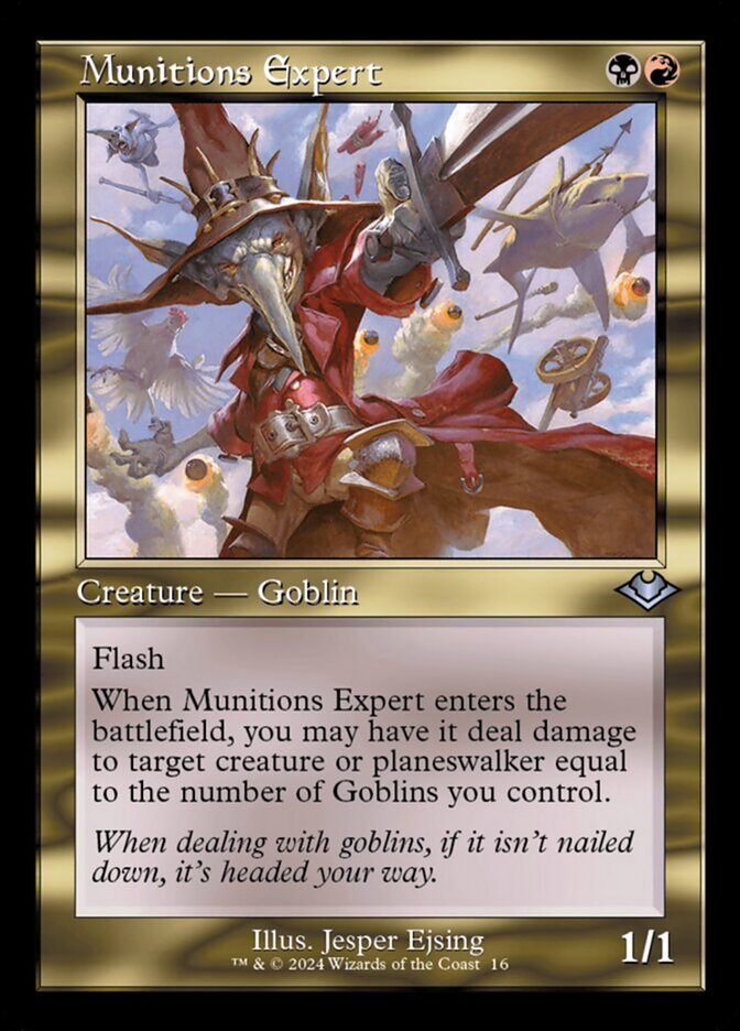 Munitions Expert card front