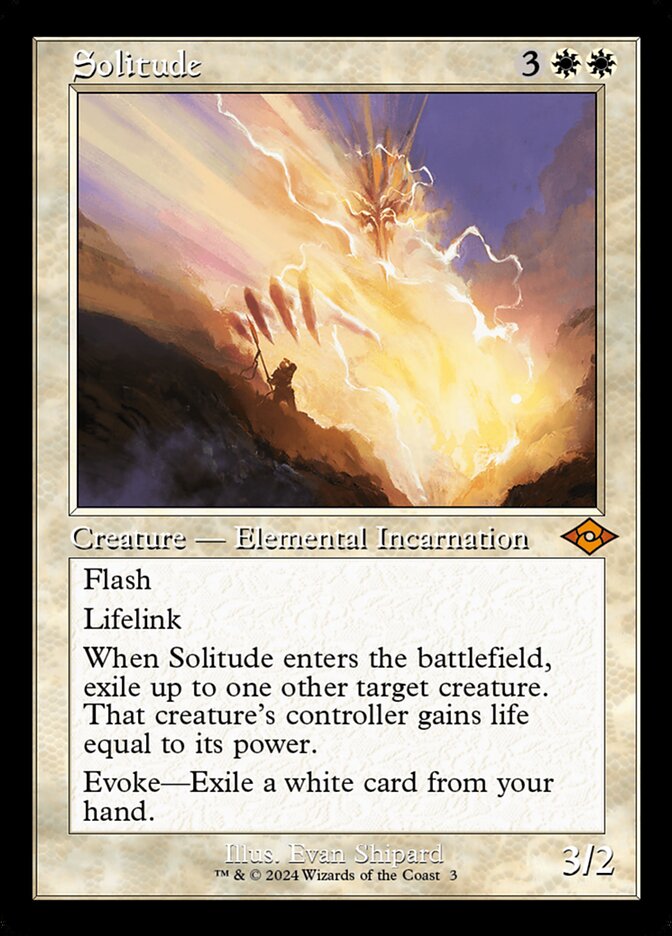 Solitude card front