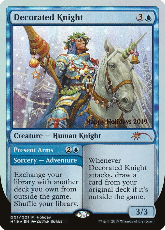 Decorated Knight card front