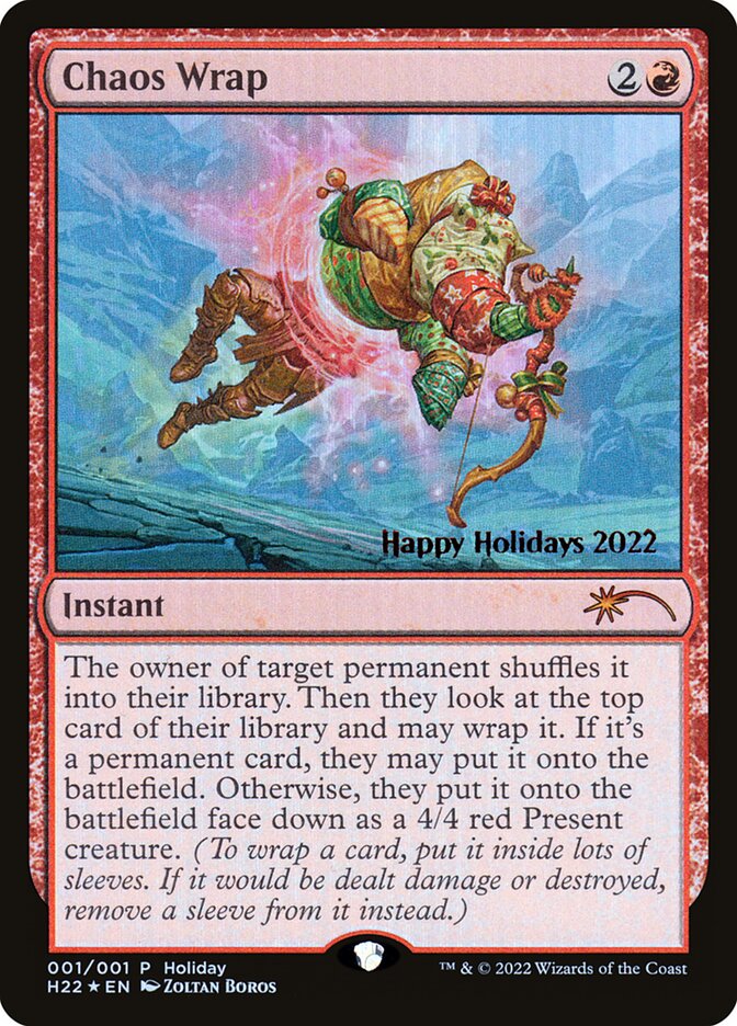 Chaos Wrap card front