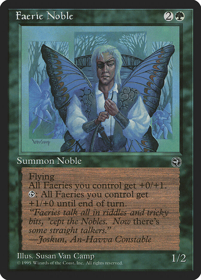Faerie Noble card front