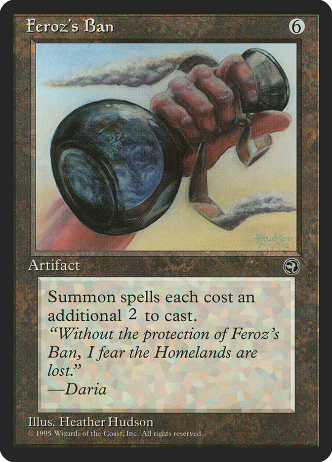 Feroz's Ban card front