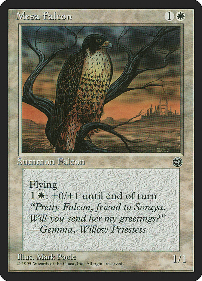 Mesa Falcon card front