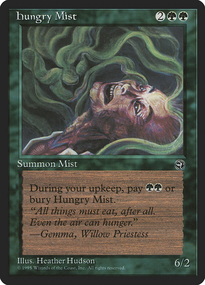 Hungry Mist card front