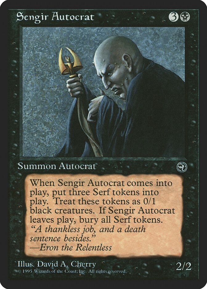 Sengir Autocrat card front