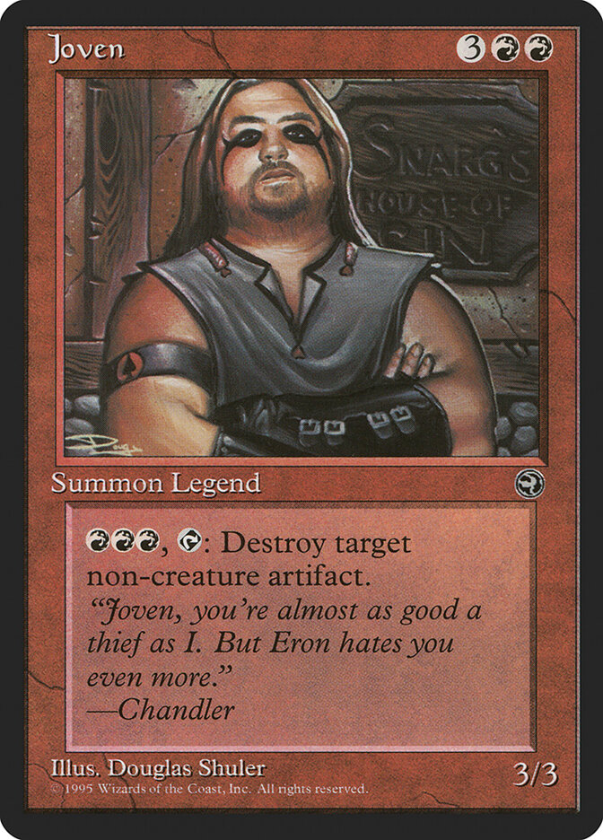 Joven card front
