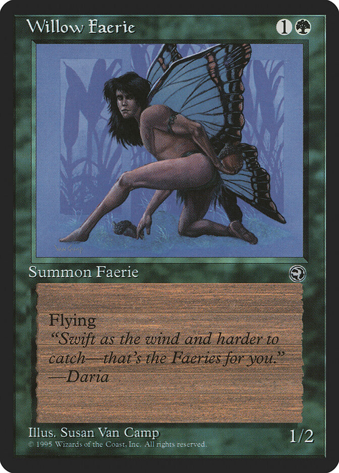 Willow Faerie card front