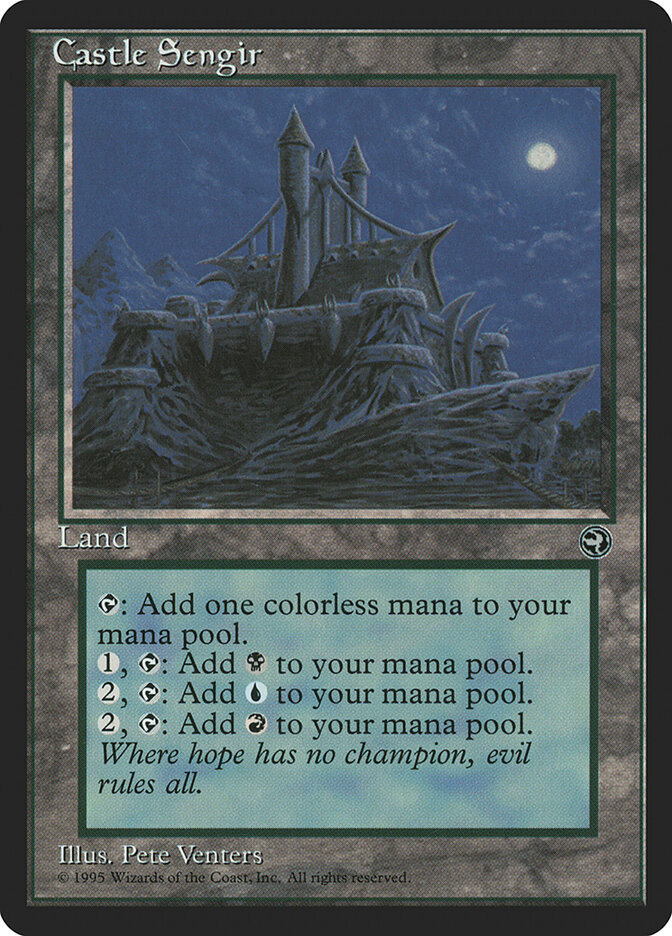 Castle Sengir card front