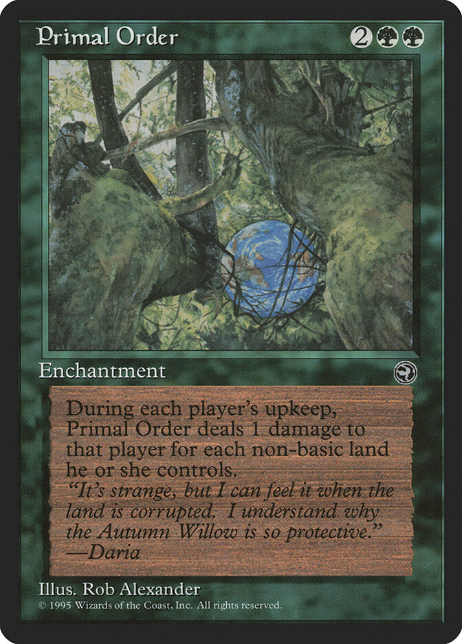 Primal Order card front
