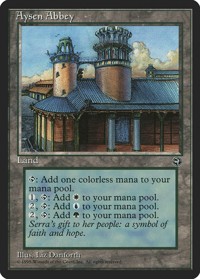 Aysen Abbey card front