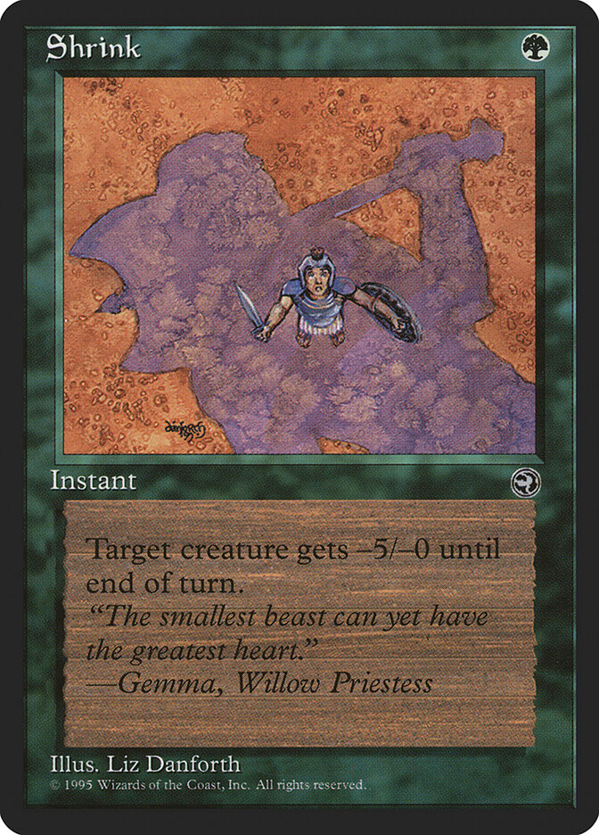 Shrink card front