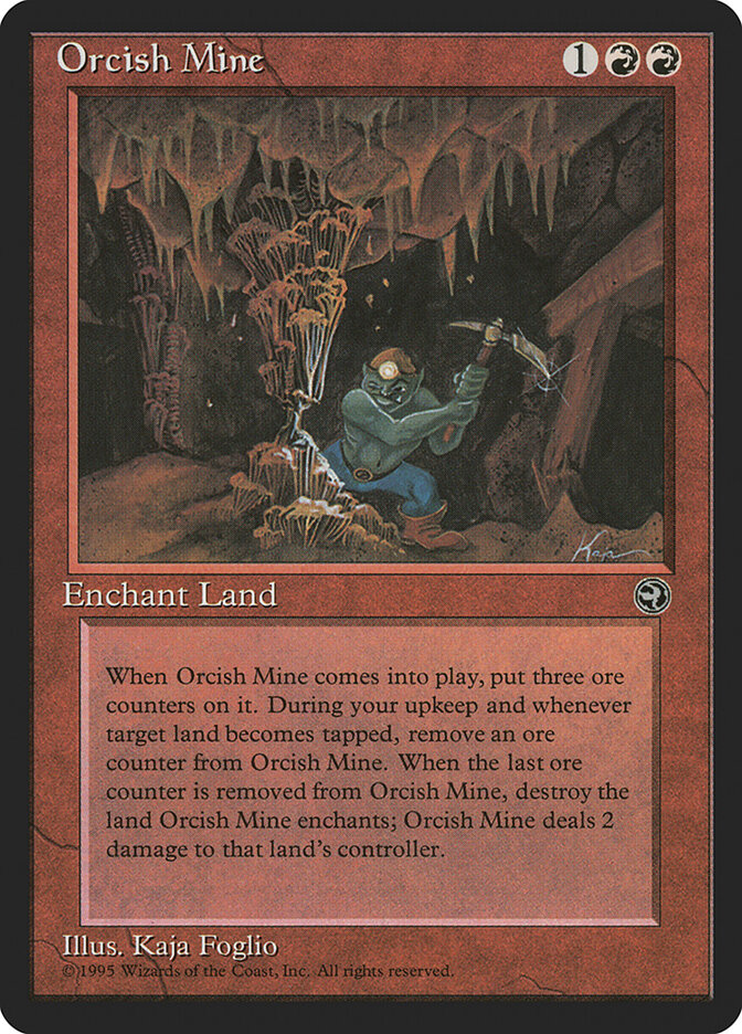 Orcish Mine card front