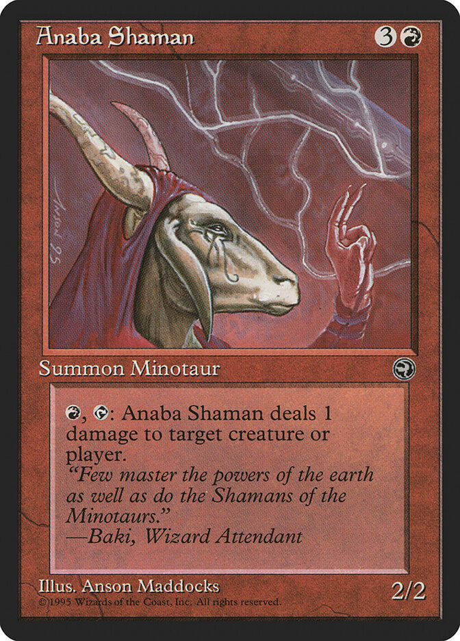 Anaba Shaman card front