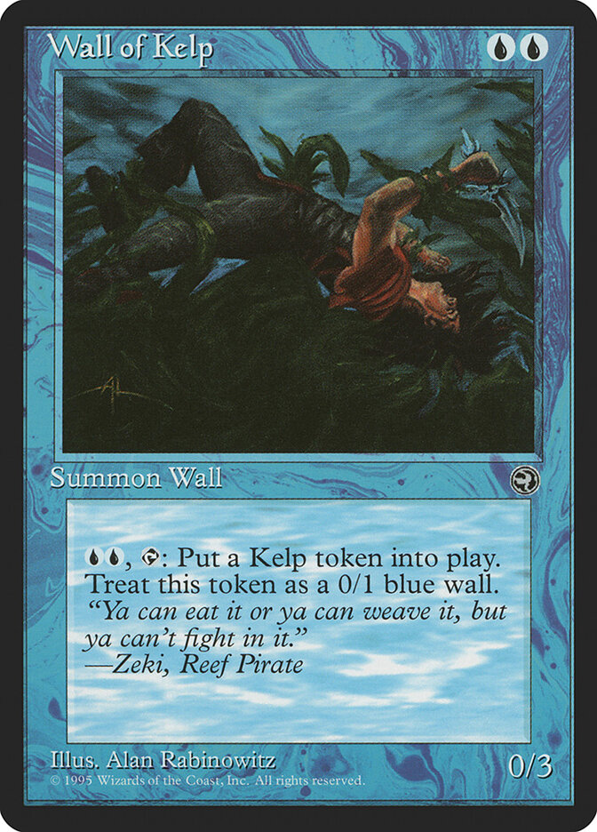 Wall of Kelp card front