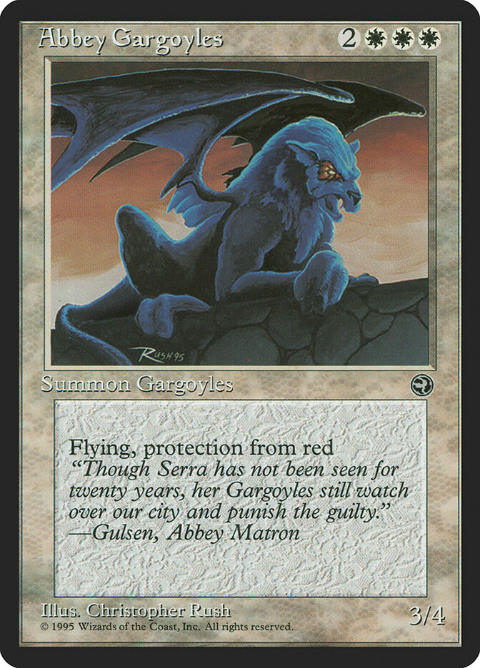 Abbey Gargoyles card front