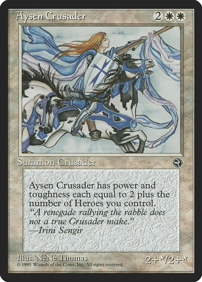Aysen Crusader card front
