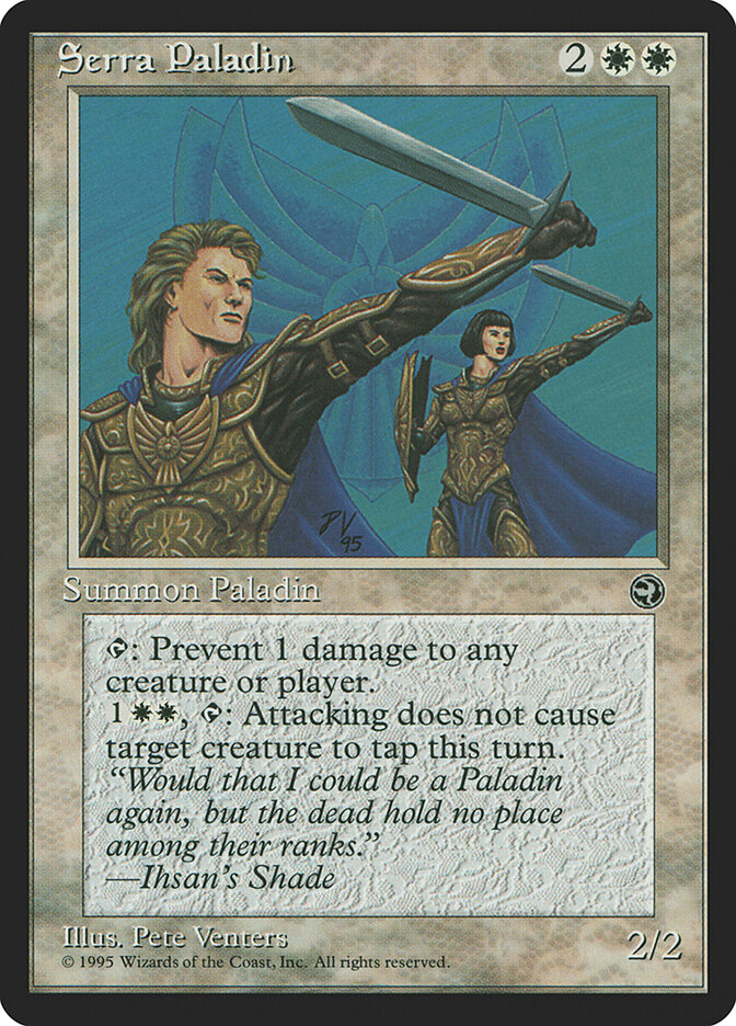 Serra Paladin card front
