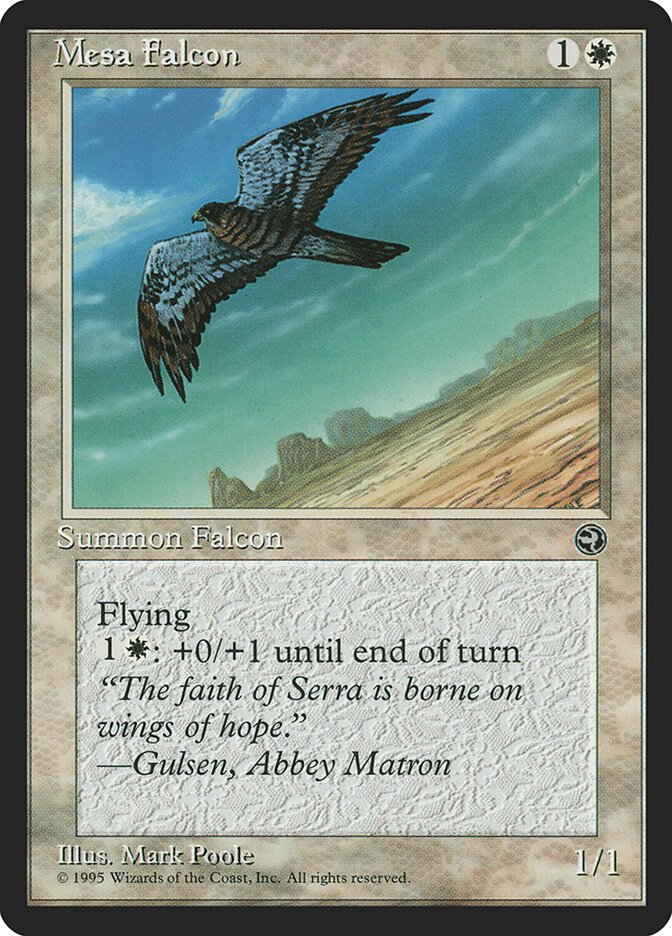 Mesa Falcon card front