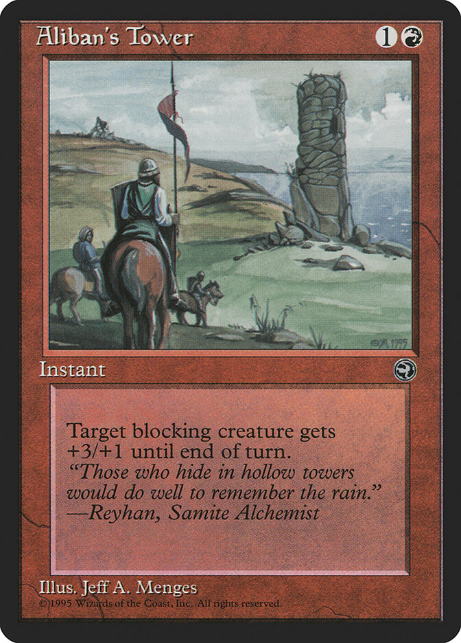 Aliban's Tower card front