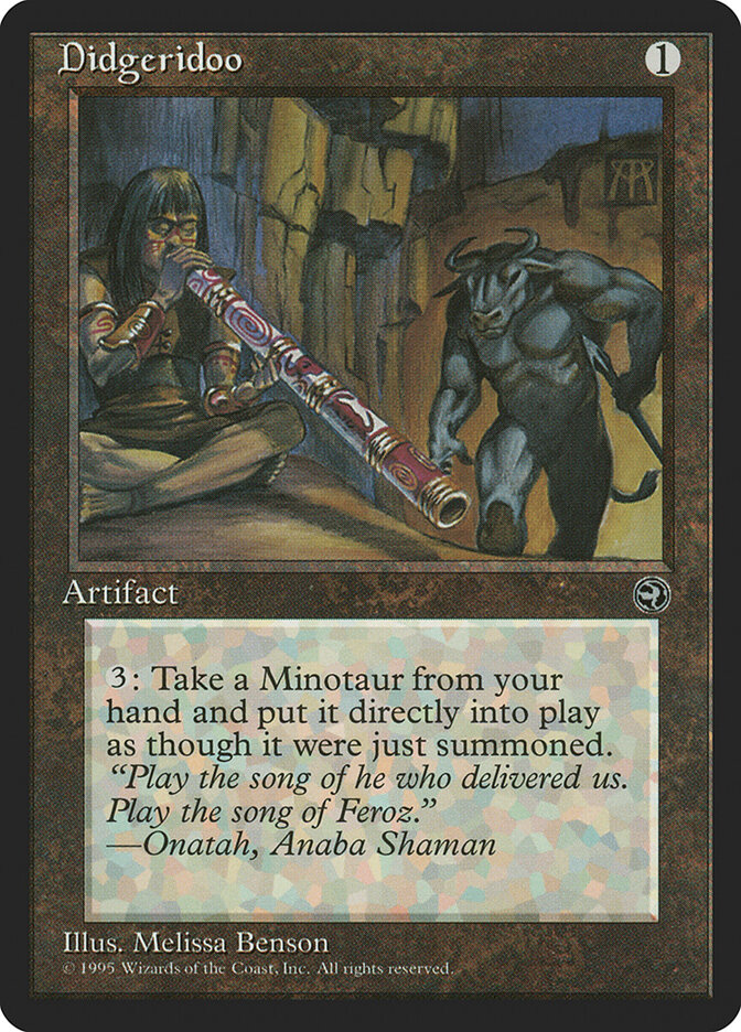 Didgeridoo card front