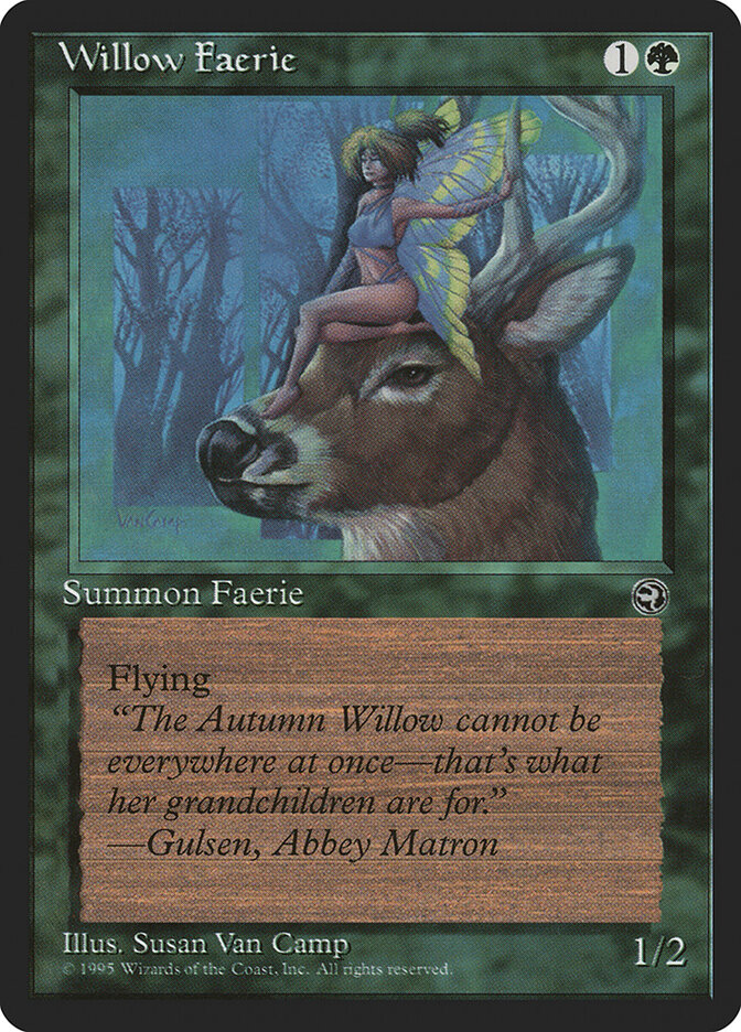 Willow Faerie card front
