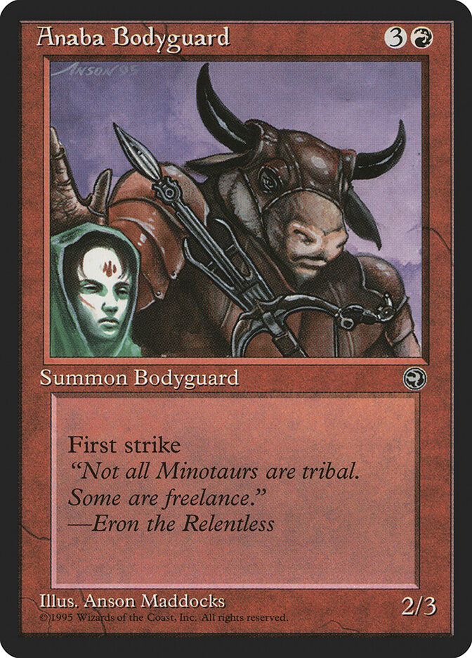 Anaba Bodyguard card front