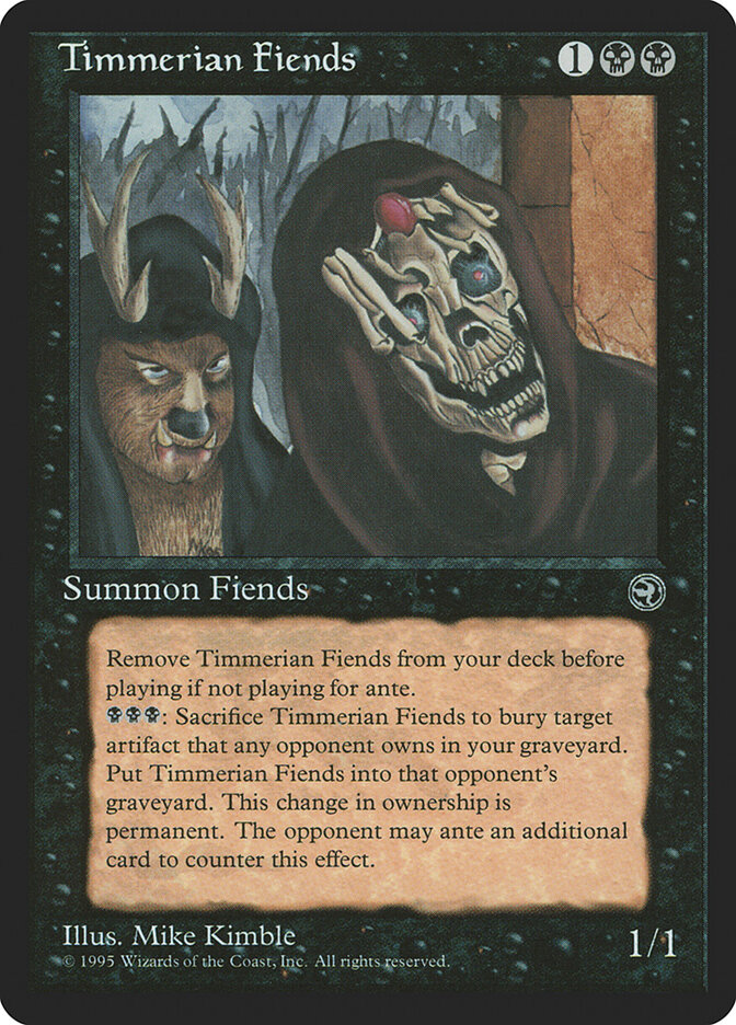 Timmerian Fiends card front