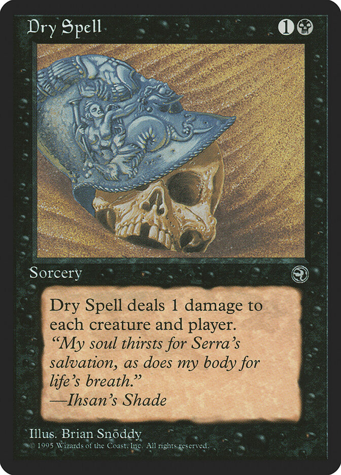 Dry Spell card front