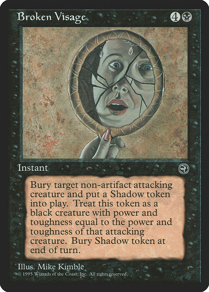 Broken Visage card front