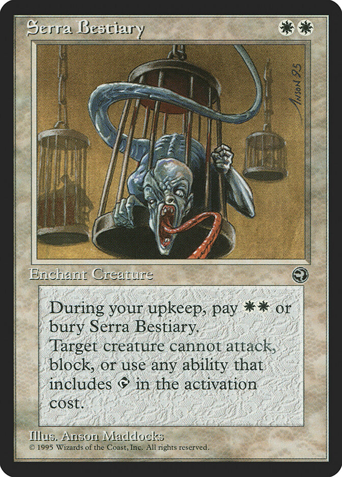 Serra Bestiary card front