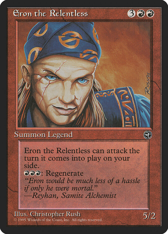 Eron the Relentless card front