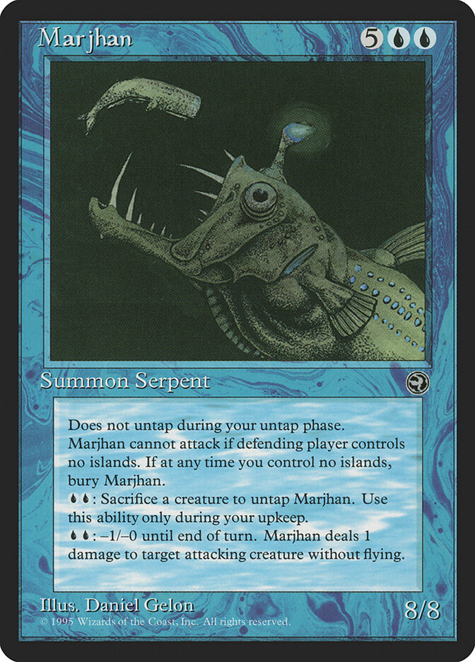 Marjhan card front