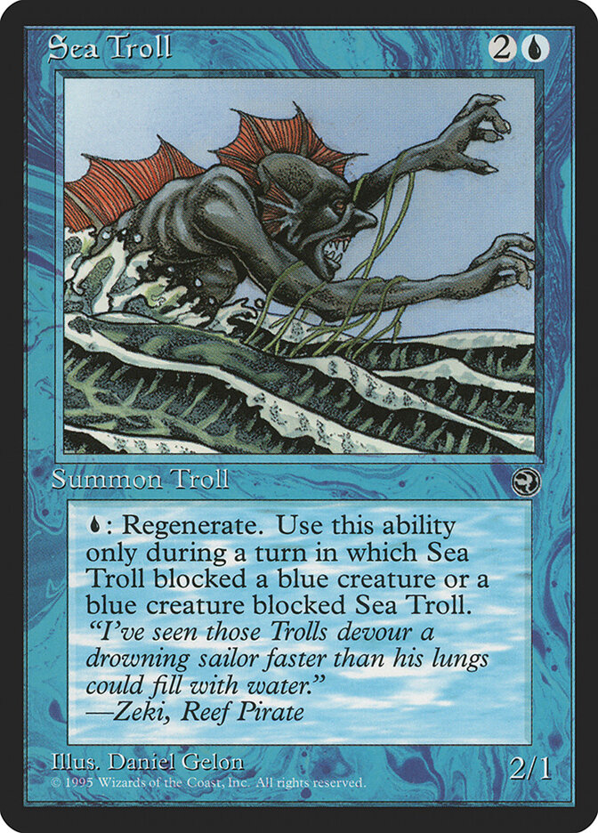 Sea Troll card front