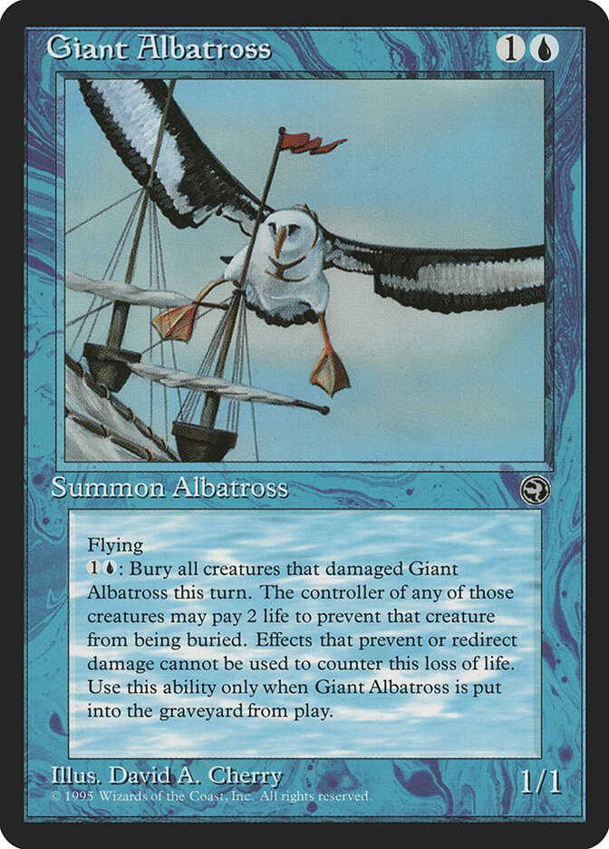 Giant Albatross card front