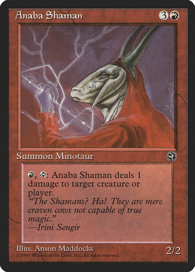 Anaba Shaman card front