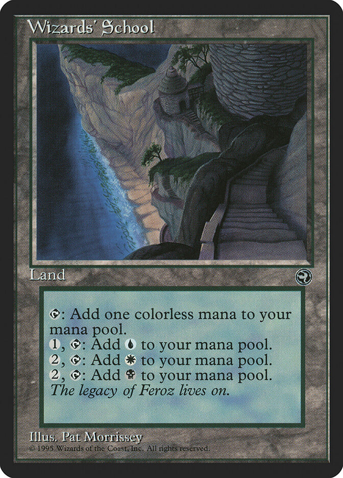 Wizards' School card front