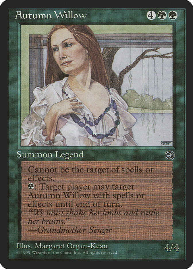 Autumn Willow card front