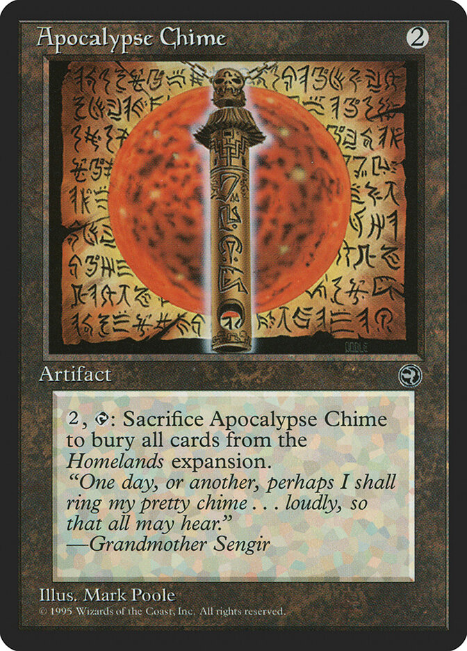 Apocalypse Chime card front