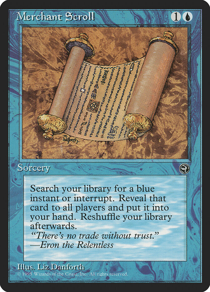 Merchant Scroll card front